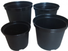 Black Plastic Flower Pot for Greenhouse-Bozong Greenhouse
