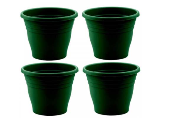 Round Plastic Flower Pot for Greenhouse