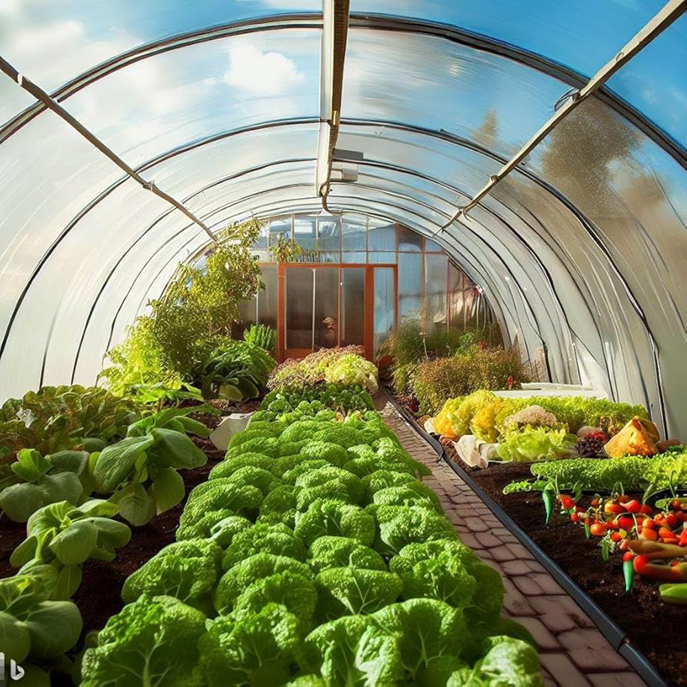 <font color='#D1DDAA'>Reinforced Greenhouse Plastic Sheeting - Durable & Weatherpr</font>